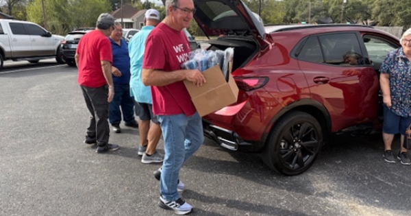 Council 1834 Assisted with 250 Thanksgiving Food Baskets